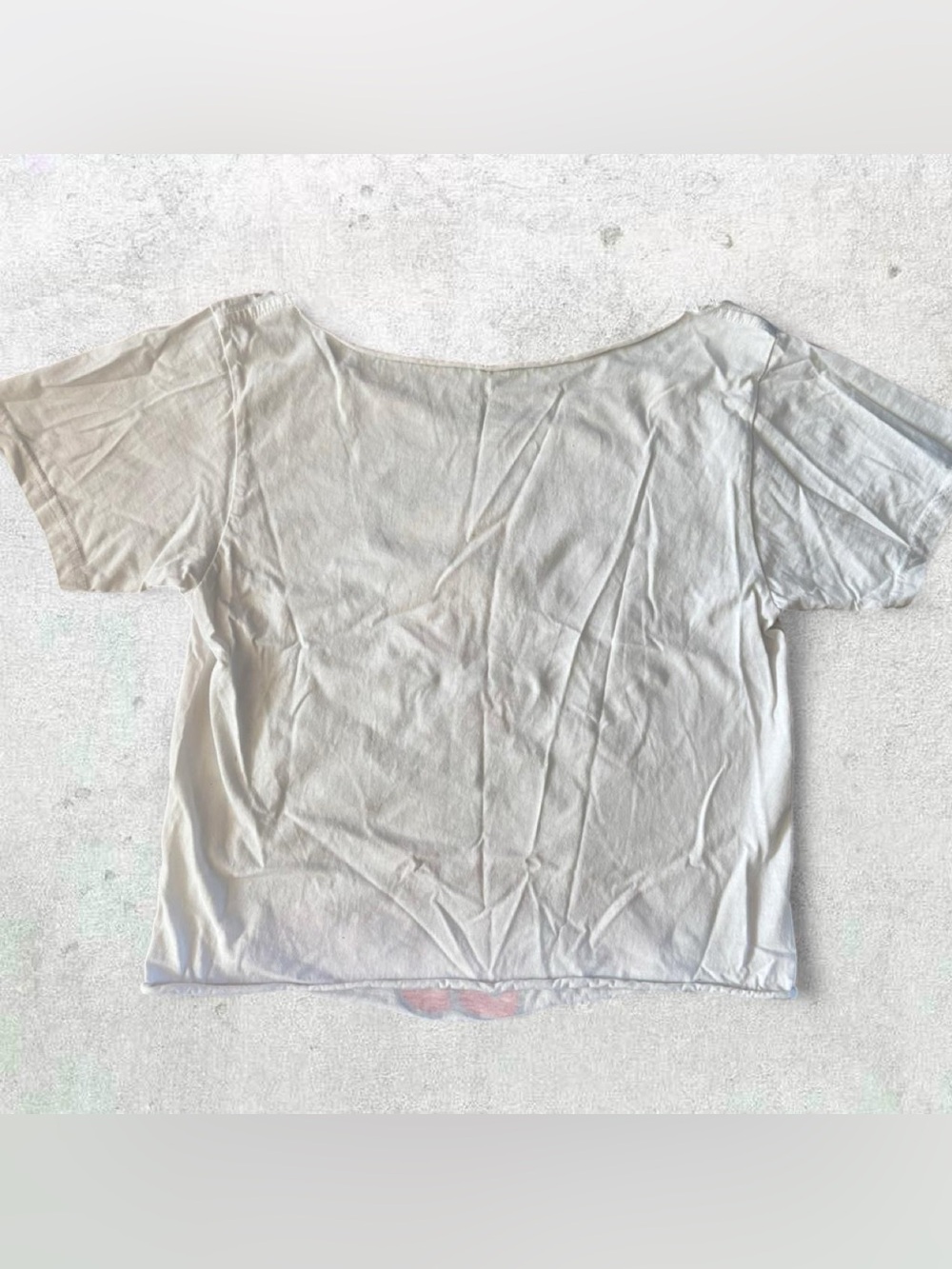 Y2K Style Betty Boop White Crop Top - Picture 3 of 6